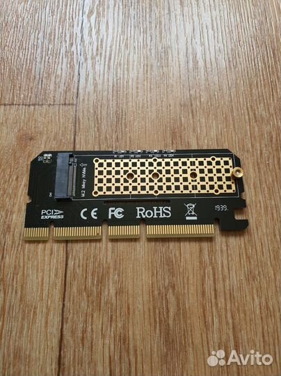 Переходник M.2 nvme на PCI-E x16 x8 x4