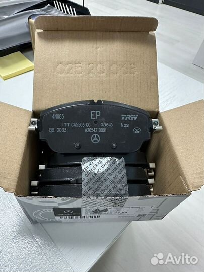 Колодки оригинал Mercedes C-class передние