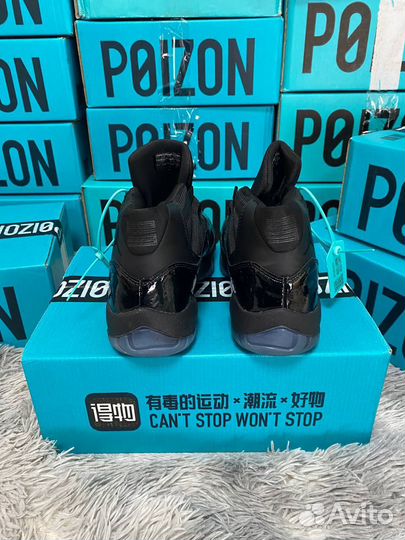 Nike Air Jordan 11 Retro Cap And Gown черные