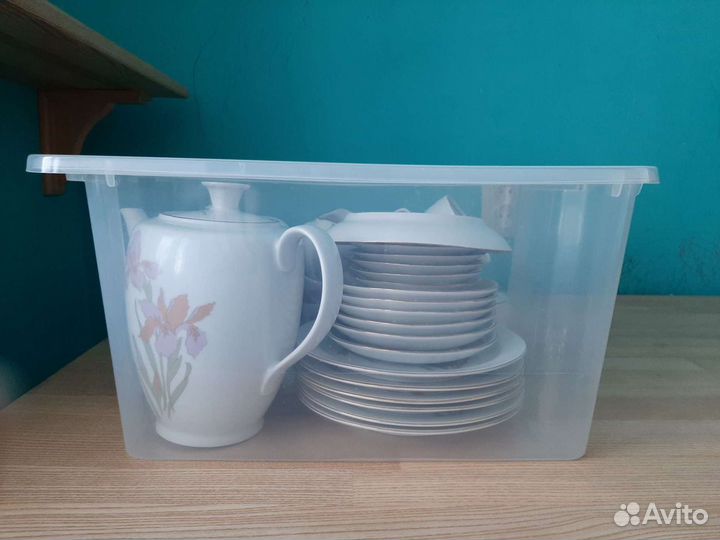 Сервиз чайный фарфоровый гдр Кольдиц