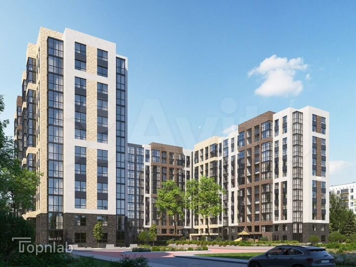 1-к. квартира, 54,9 м², 7/12 эт.