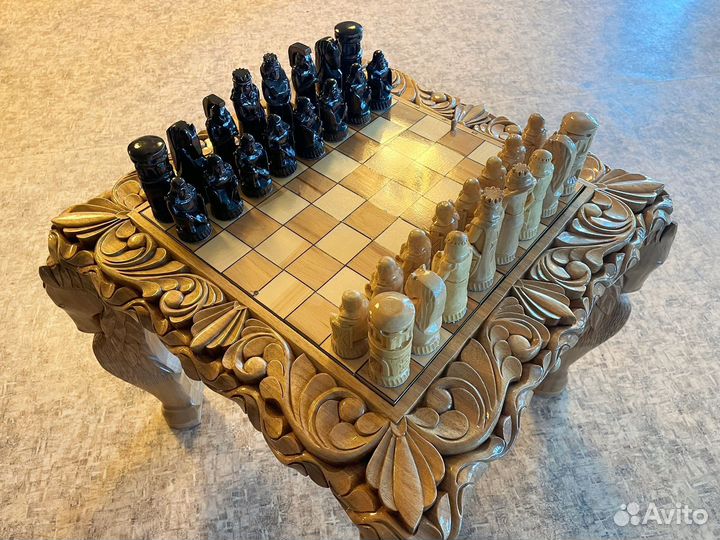 Шахматы и нарды ручной работы