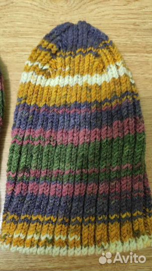 Шапка вязаная 2 шт