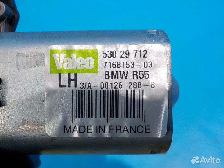 Моторчик стеклоочистителя задний левый Mini Cooper