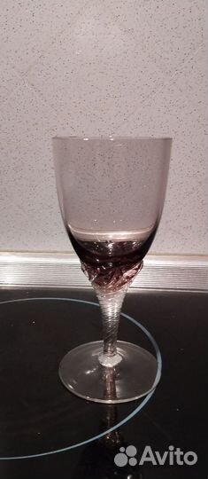 Бокал коллекционный цветное стекло