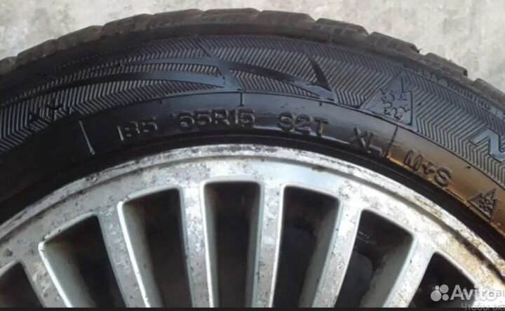 Литые диски с зимней резиной