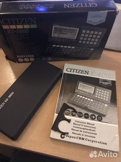 Citizen ed-3800 Электронный дневник
