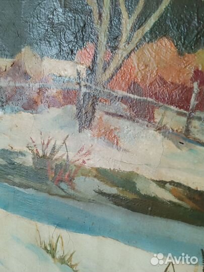 Картина маслом на холсте. П. Трусов