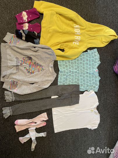 Детские вещи пакетом для девочек 116 122