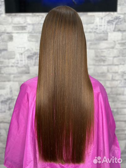 Кератиновое выпрямление волос на дому