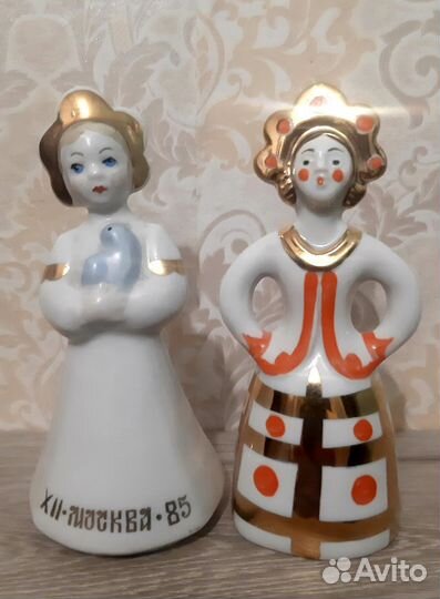 Фарфоровые статуэтки Дулево Катюша