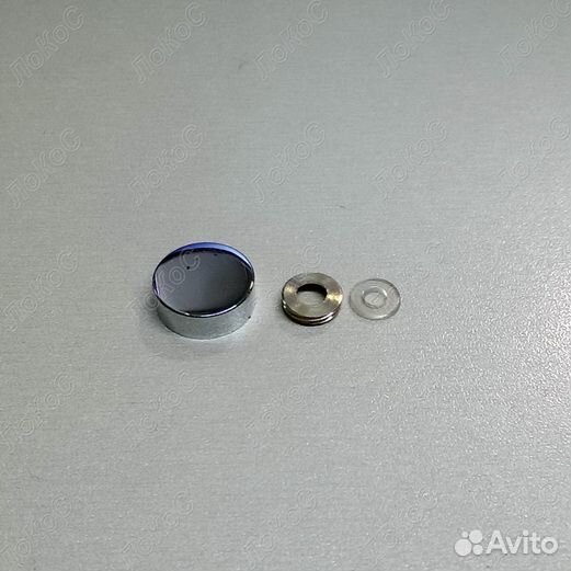 Держатель 16мм стекла (зеркала), хром