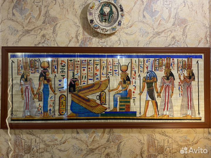 Картина из египта на папирусе