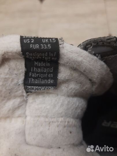 Хоккейные коньки bauer 33.5