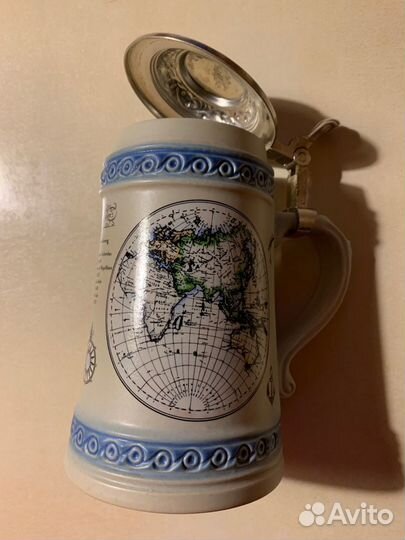 Пивная кружка с крышкой