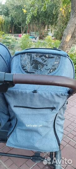 Коляска для двойни Bubago Model Q Duo