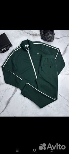 Спортивный костюм lacoste зеленый