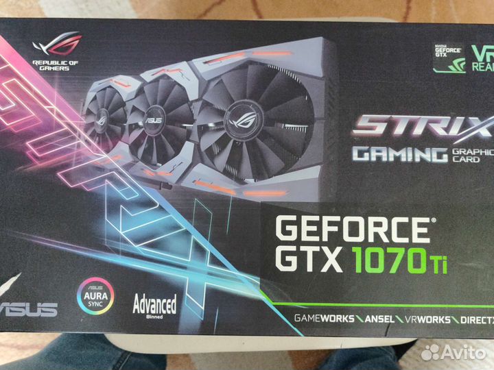 Asus strix Gtx 1070 ti
