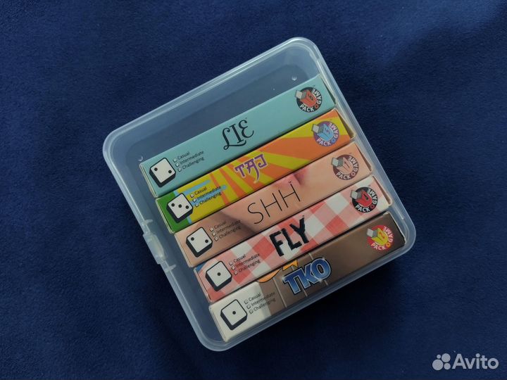 Пять настольных игр из серии Pack O Game