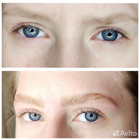 Коррекция и окрашивание бровей