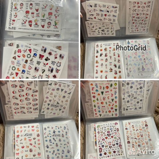 Альбом с наклейками для маникюра