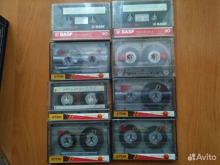 Аудиокассеты бу с записью