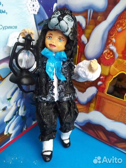 Ватные елочные игрушки