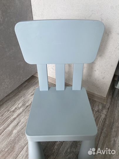 Детский стол и стул IKEA маммут