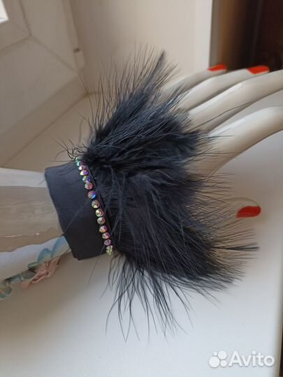 Манжеты сьемные с перьями