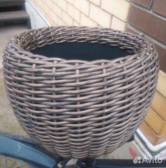 Кашпо для цветов из ротанга корзина горшок ваза