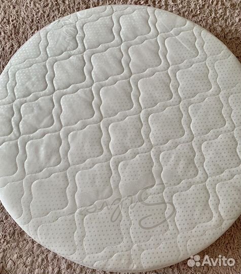 Матрас круглый в детскую кроватку