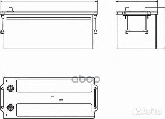 Аккумуляторная батарея EF1853 exide