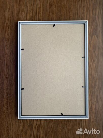 Рамка для фотографии белая а4