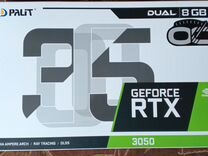 RTX 3050 8 GB Palit dual OC