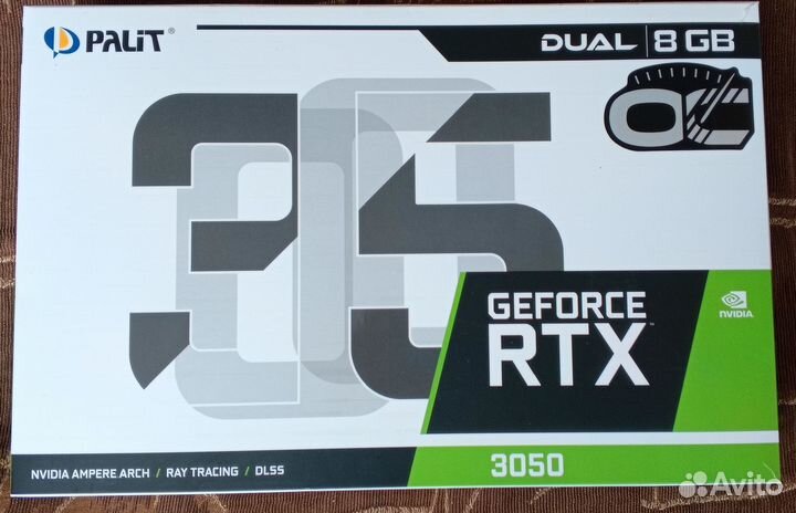 RTX 3050 8 GB Palit dual OC