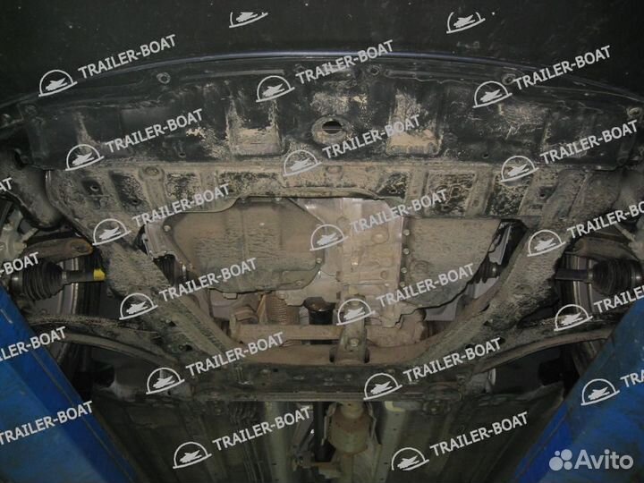 Защита картера и кпп (1,5 мм) Nissan X-Trail (T32) 2015-2022 V-all, 13713