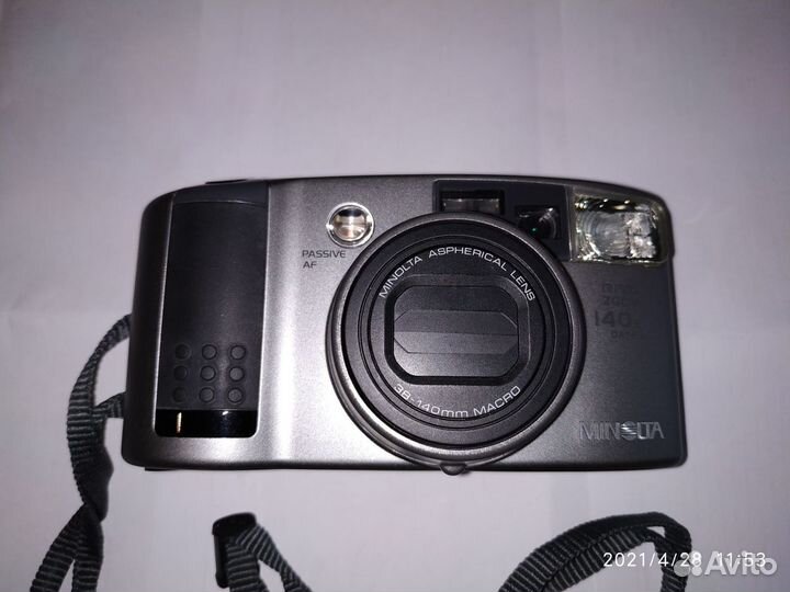 Minolta Riva zoom 140EX data (Made in Japan)