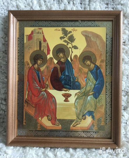 Комплект икон 2 шт (Троица и Источник)