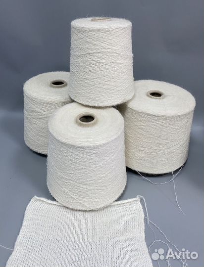 Пряжа Букле с мохером Ganzo