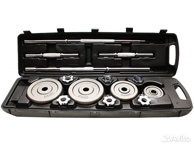 Набор штанга+гантели 50 кг