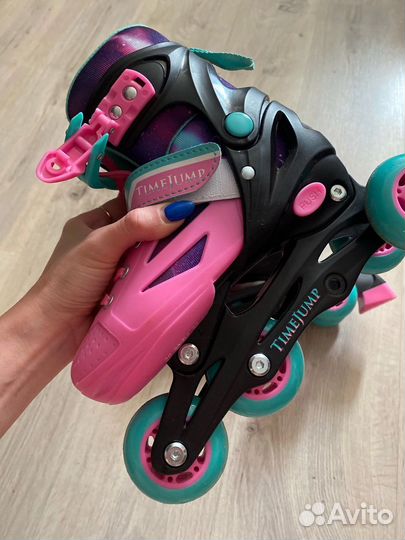 Роликовые коньки детские раздвижные