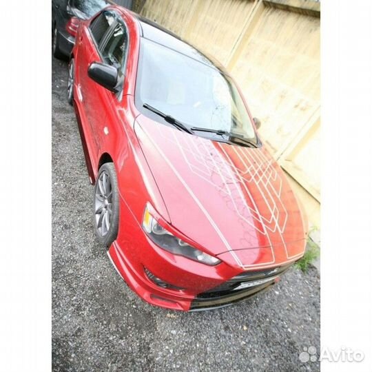 Сплиттеры порогов Mitsubishi Lancer 10