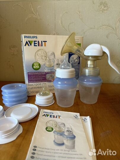 Молокоотсос avent ручной