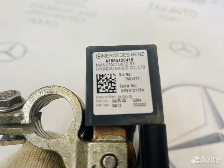 Клемма минусовая Mercedes W212 W204