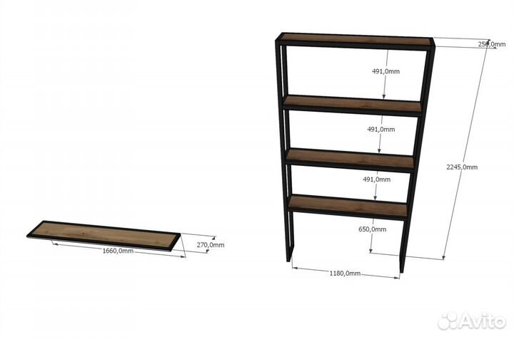 Полки, стеллажи с подсветкой