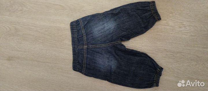 Джинсы детские тонкие 74 см на 6-9 мес