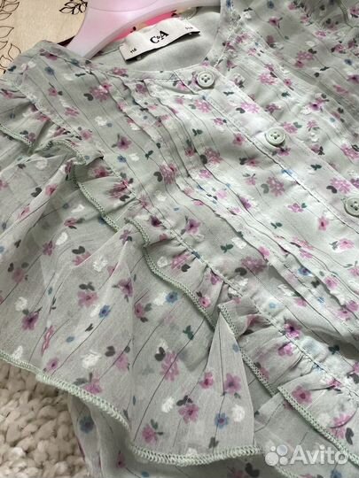 Летнее шифоновое платье C&A 116 122