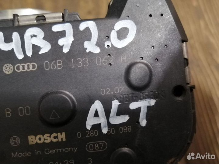 Дросельная Заслонка ALT 2.0 06B133062H А4 Б7 Б6
