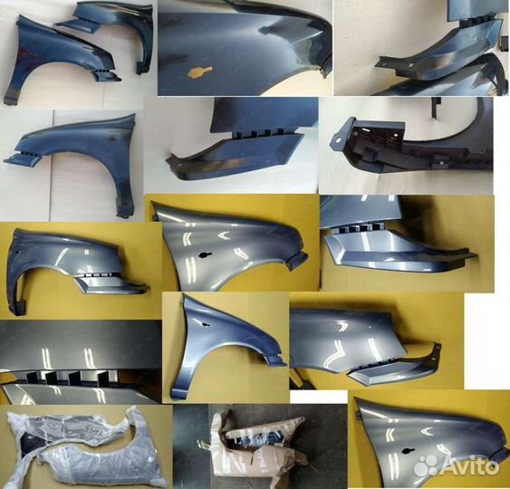 Крылья передние Калина 1 1118 новые окрашенные