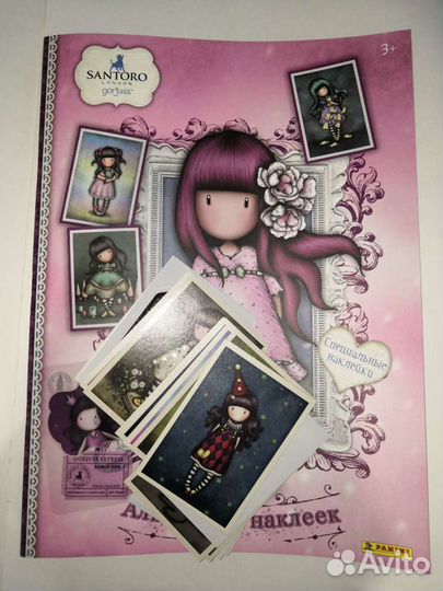 Наклейки panini gorjuss 3